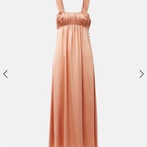 Chloe Peach Maxi Dress